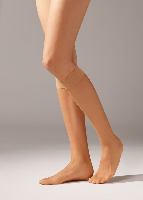 Calzedonia Calcetín de media transparente denier 8 estilo ejecutivo