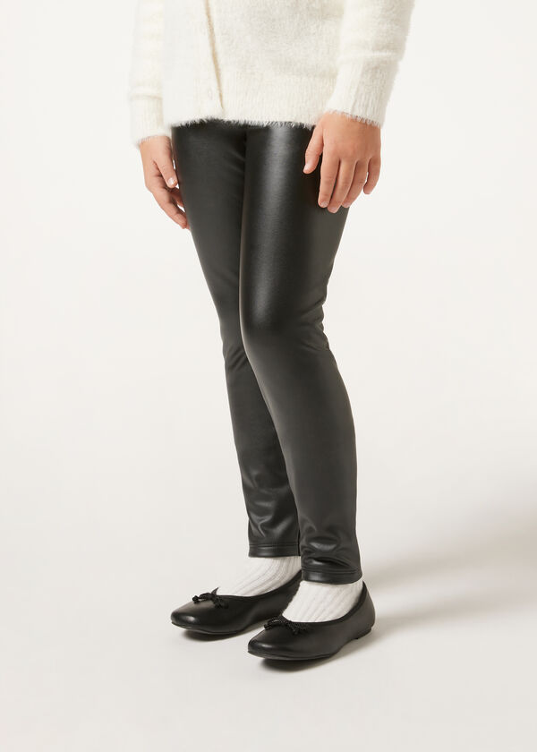 Calzedonia Legging térmico efecto piel para niña En oferta