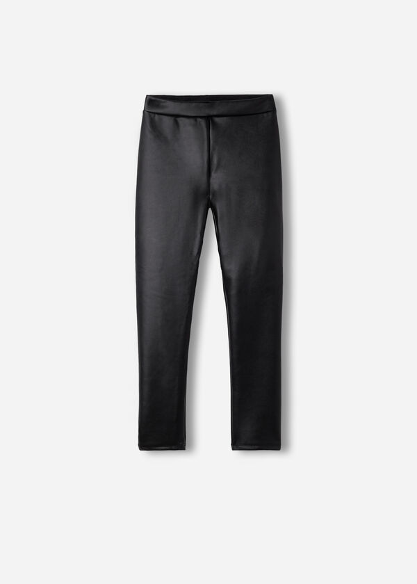 Calzedonia Legging térmico efecto piel para niña En oferta