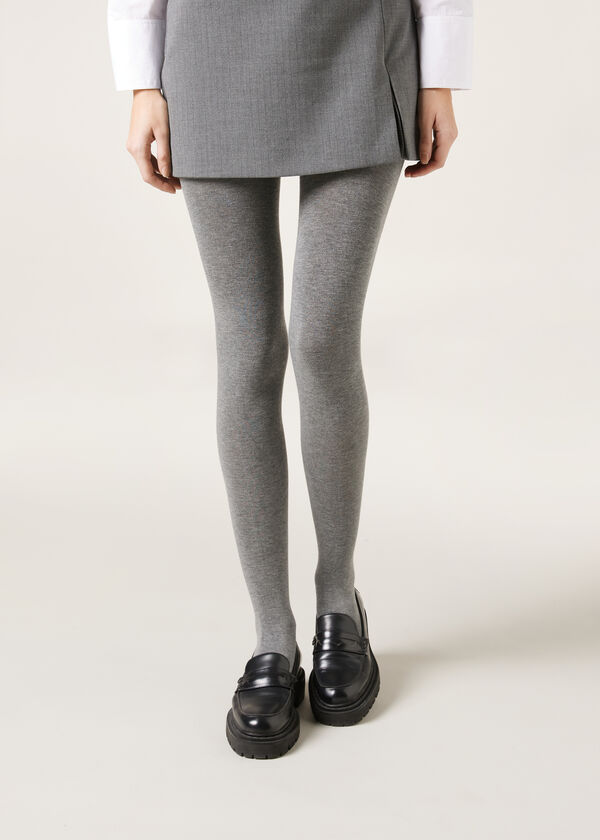 Calzedonia Pantis Tupidos De Modal y Cashmere Envío gratis