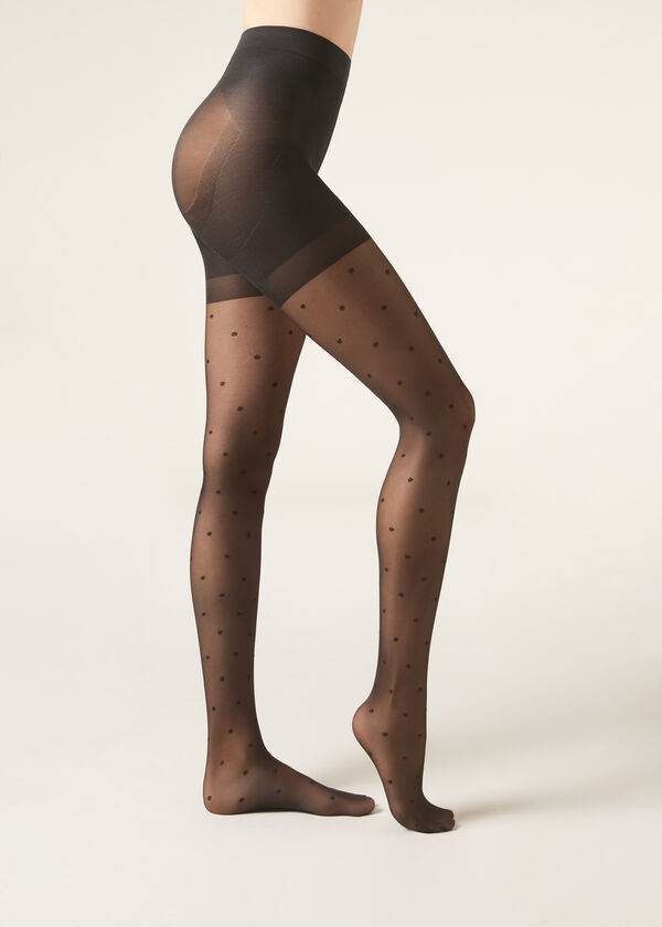 Calzedonia Pantis Total Shaper Lunares Promoción trimestral
