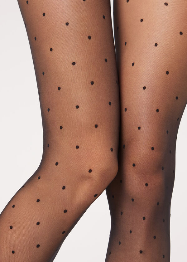 Calzedonia Pantis transparentes lunares Solo queda un día