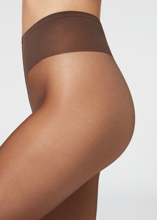 Calzedonia Pantis Segunda Piel Transparente 15 Deniers Mate Envío internacional gratuito