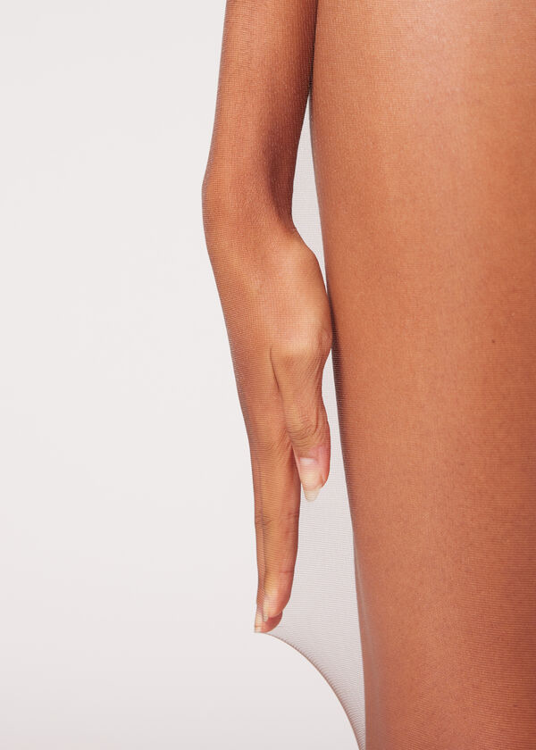 Calzedonia Pantis Transparentes 8 Deniers Tienda de fábrica