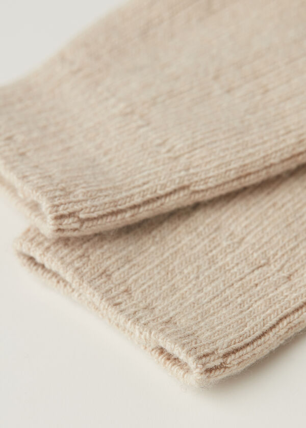 Calzedonia Calcetines Cortos Acanalados con Lana y cashmere Grandes ahorros