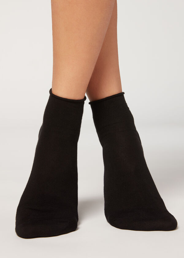 Calzedonia Calcetines Cortos de Algodón Sin Puño Outlet online