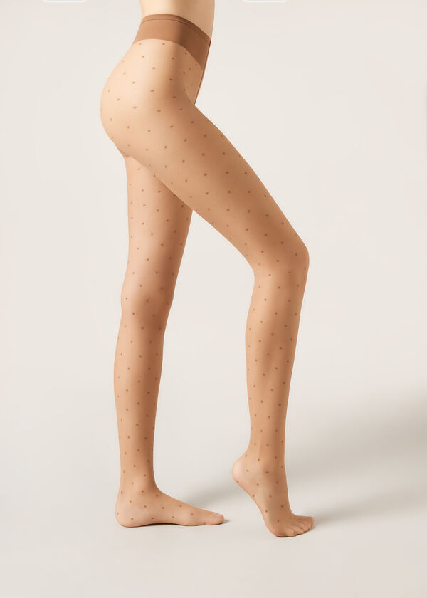 Calzedonia Pantis transparentes lunares Venta caliente