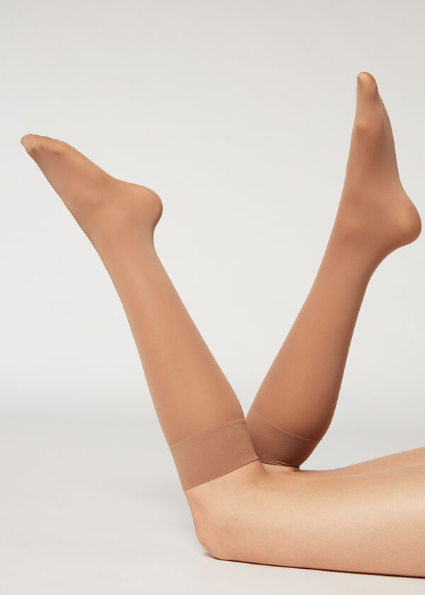 Calzedonia Calcetines Ejecutivos Largos en Microfibra 30 Deniers