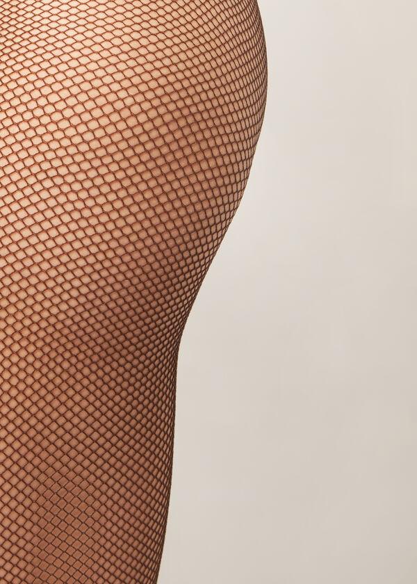 Calzedonia Pantis de Red Pequeña Envío internacional gratuito