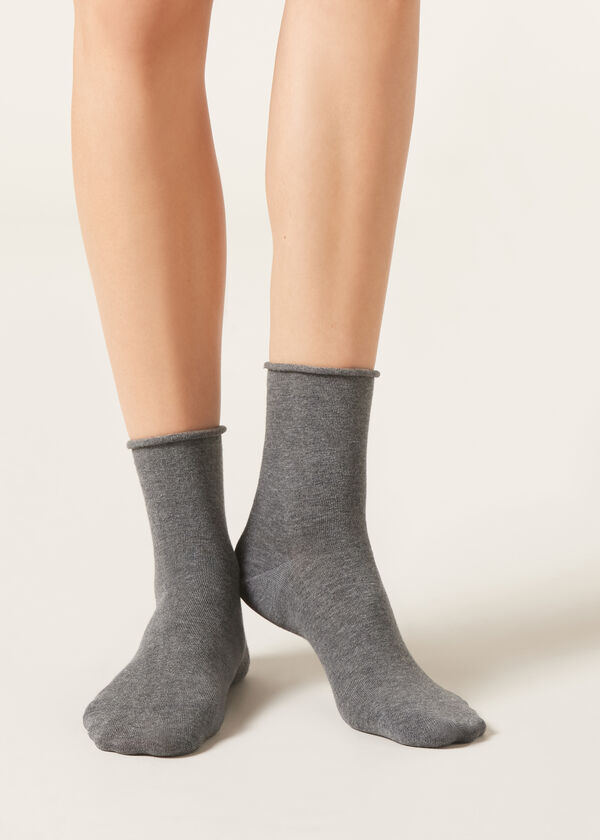 Calzedonia Calcetines cortos de algodón sin puños