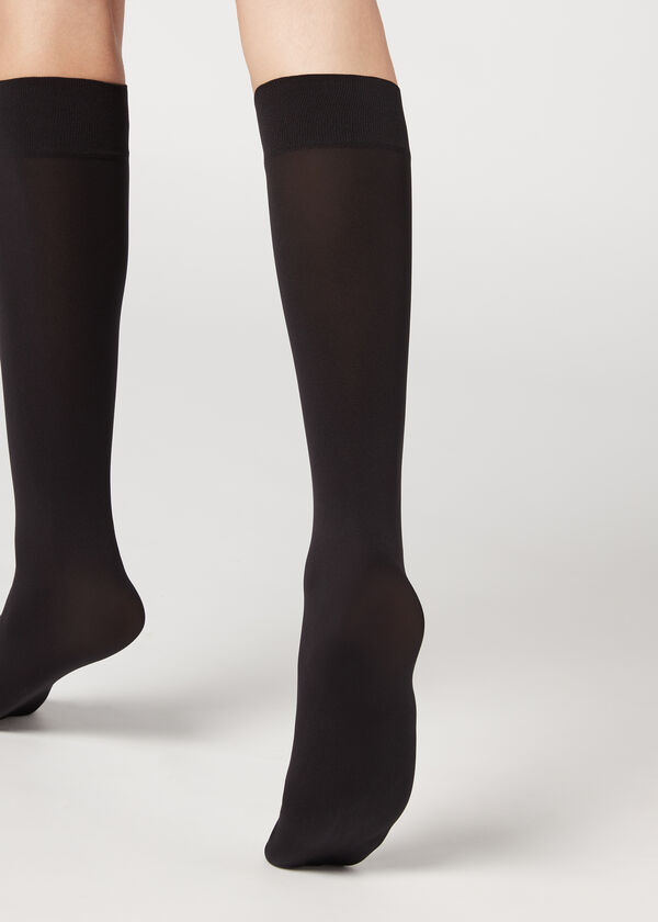 Calzedonia Ejecutivos Largos en Microfibra 60 Deniers Tupidos