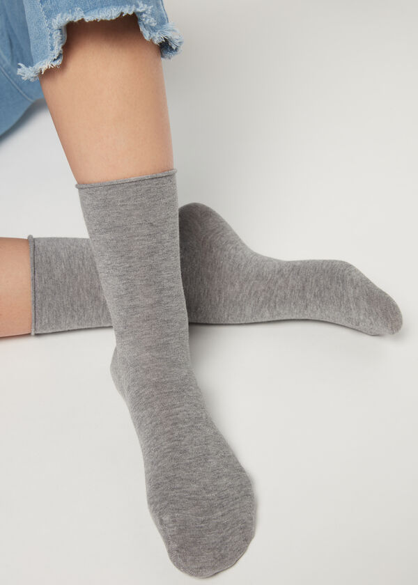 Calzedonia Calcetines cortos de algodón sin puños