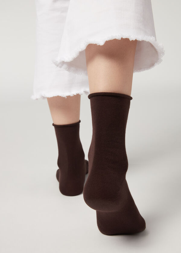 Calzedonia Calcetines cortos de algodón sin puños