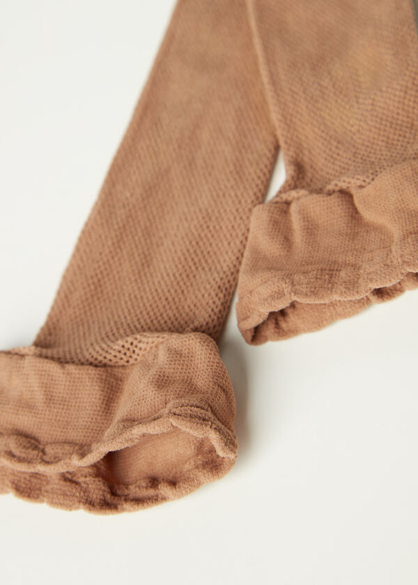 Calzedonia Medias a la Rodilla de Red Pequeña Grandes ahorros