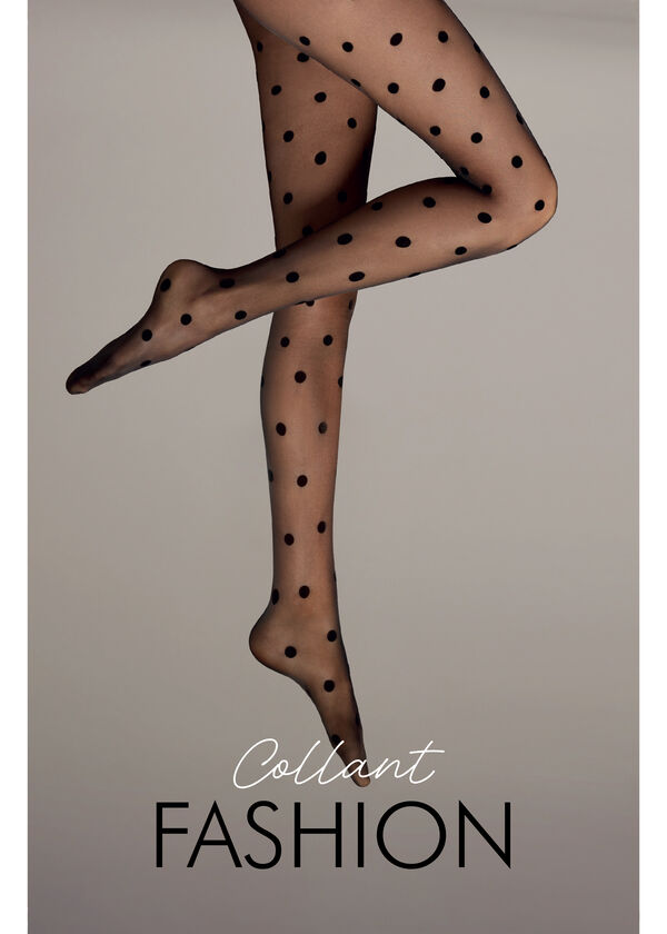 Calzedonia Pantis Transparentes 30 Deniers Con Lunares Efecto Terciopelo 2025