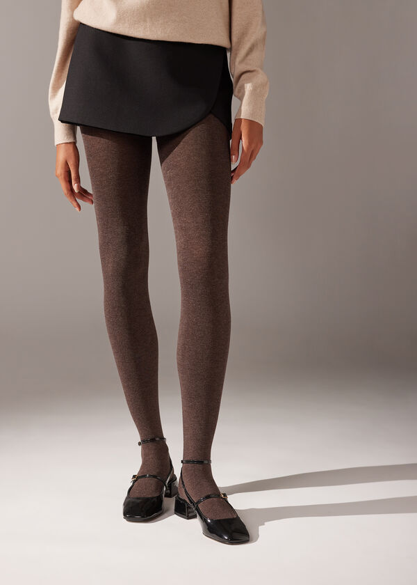 Calzedonia Pantis Tupidos De Modal y Cashmere Descuento
