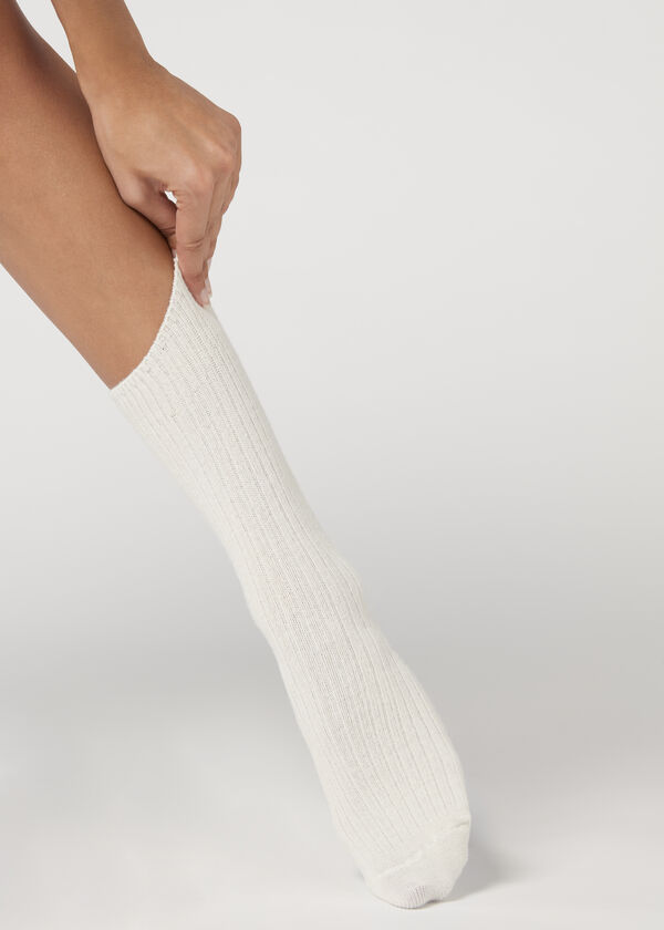 Calzedonia Calcetines Cortos Acanalados con Lana y cashmere Envío gratis