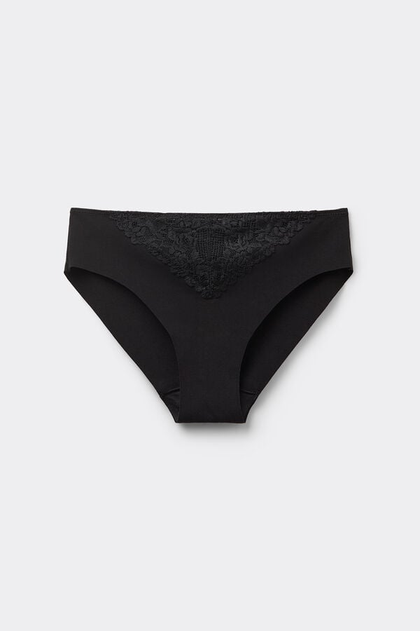 Intimissimi Braguita de algodón sin costuras con encaje Outlet online
