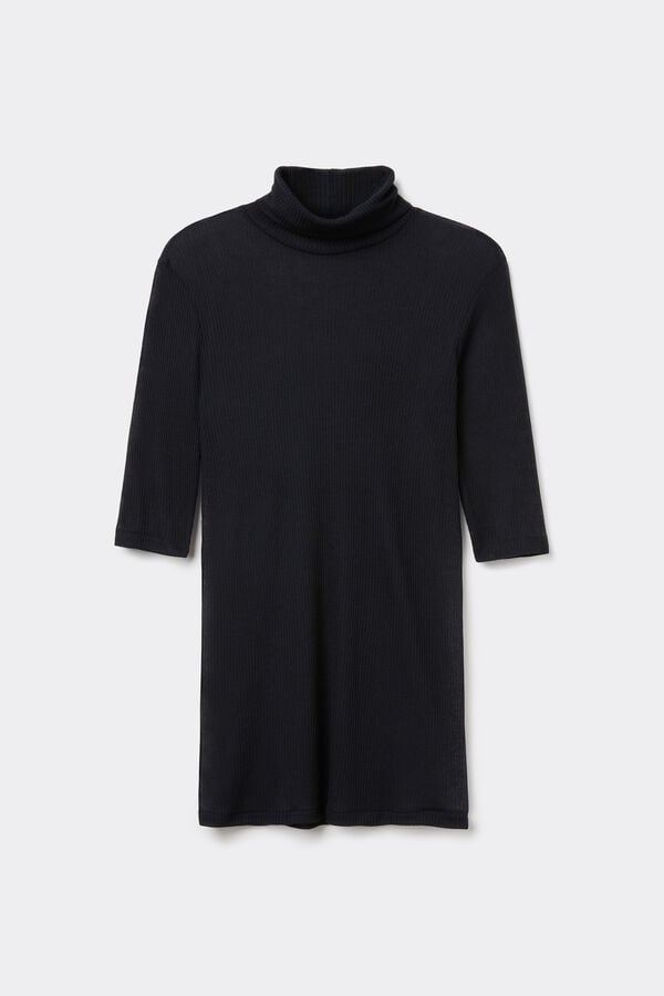 Intimissimi Camiseta de Cuello Alto Ultranatural con Cashmere Ahorra y exporta