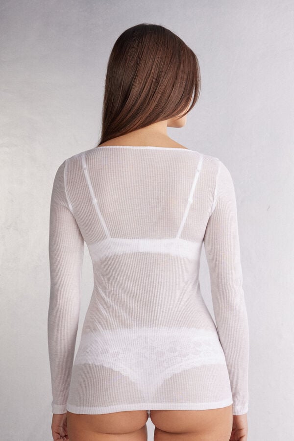 Intimissimi Camiseta de Manga Larga Ultranatural con Cashmere Precios de Black Friday