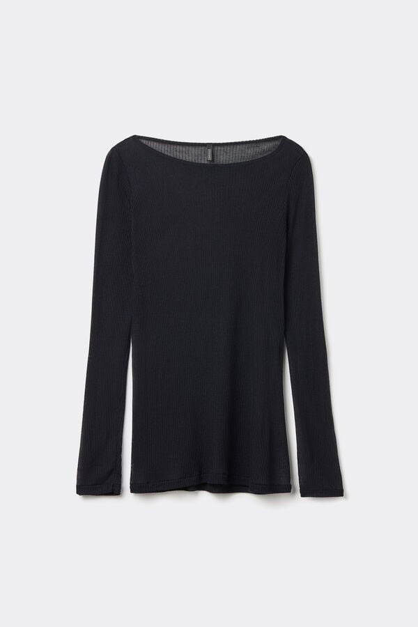 Intimissimi Camiseta de Manga Larga Ultranatural con Cashmere Libre de impuestos