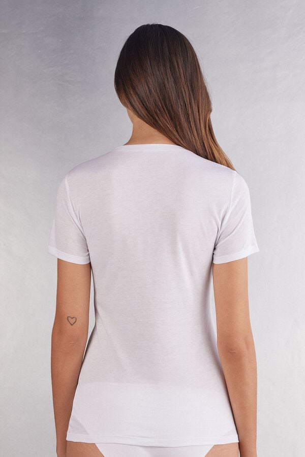 Intimissimi Camiseta de Manga Corta de Algodón Ultrafresh Último día