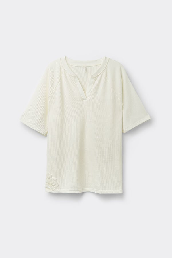 Intimissimi Camiseta con Cuello de Pico Glisten in the Light Superdescuento
