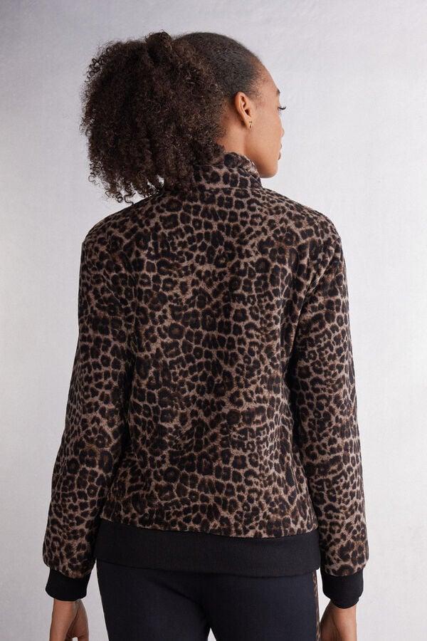 Intimissimi Bómber de Forro Polar Moteado Luxurious Leopard Tienda de fábrica