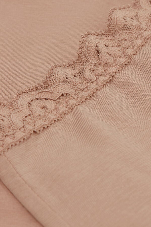 Intimissimi Braguita Culotte de Talle Alto de Algodón y Encaje ÚLTIMAS EDICIONES