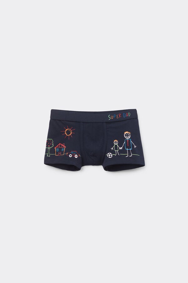 Intimissimi Bóxer Niño Algodón Superior Estampado Super Dad