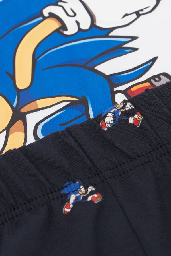 Intimissimi Pijama Corto Algodón Estampado Sonic Superdescuento