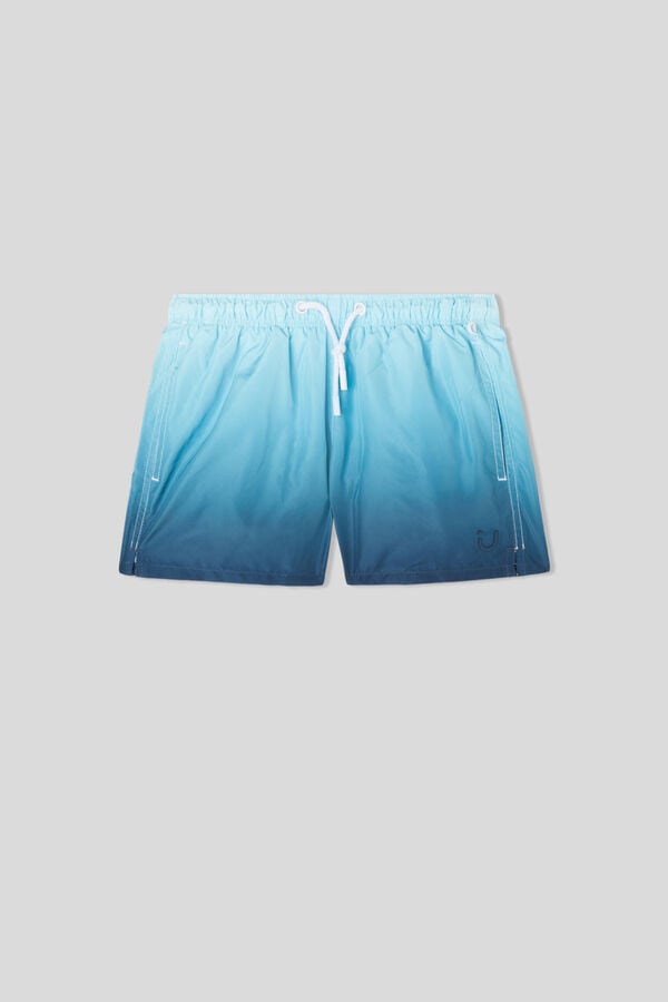 Intimissimi Bañador Bóxer con Estampado Degradado Azul para Niños Descuento por venta flash