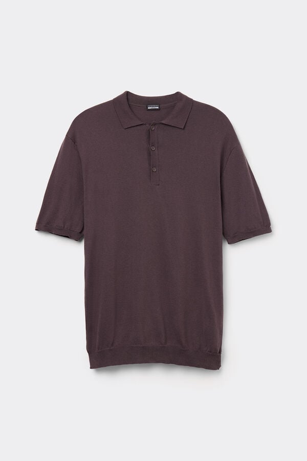 Intimissimi Polo de Manga Corta de Punto de Algodón Mejor oferta