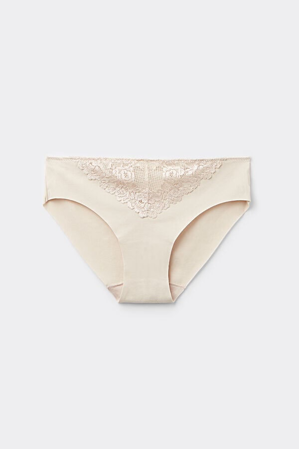 Intimissimi Braguita de algodón sin costuras con encaje Últimos 3 días