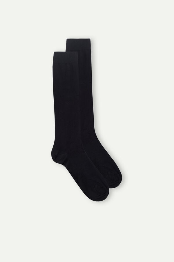 Intimissimi Calcetines Largos en Algodón Superior Elástico