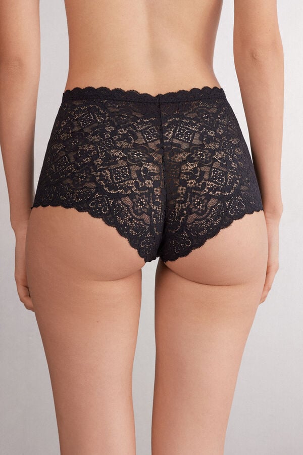 Intimissimi Braguita Culotte de Talle Alto de Encaje En línea