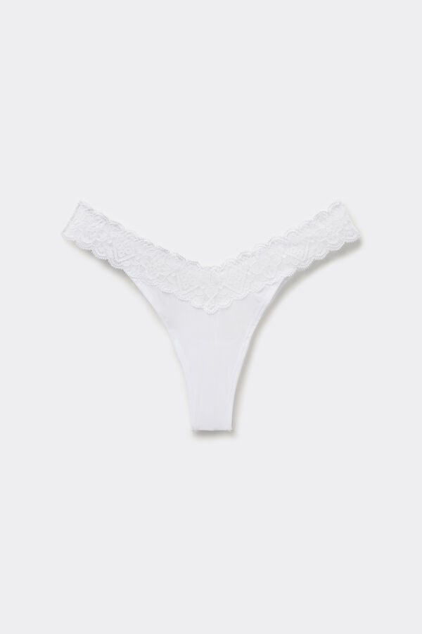 Intimissimi Brasileña de Encaje y Microfibra Estilo de los Años 80 Últimos 3 días
