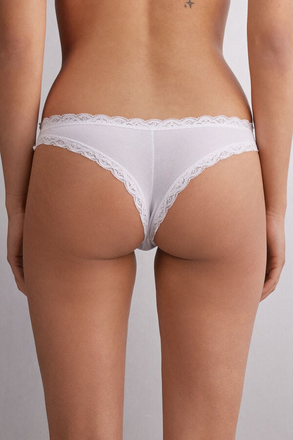 Intimissimi Brasileña de Algodón y Encaje Precio de fábrica