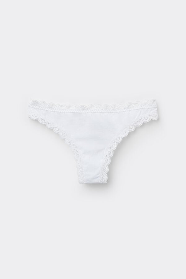 Intimissimi Brasileña de Algodón y Encaje Precio de fábrica