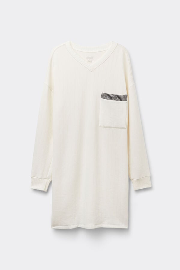 Intimissimi Camisón con Cuello de Pico Royal Elegance Ofertas especiales