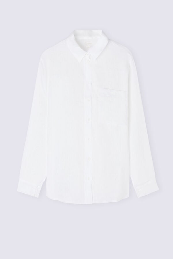 Intimissimi Camisa de Tela de Lino Precio ultrabajo