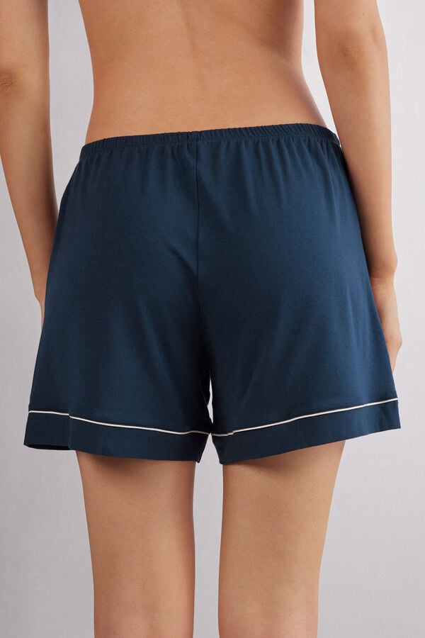Intimissimi Pantalón Corto de Modal con Bordes en Contraste Rebajas baratas
