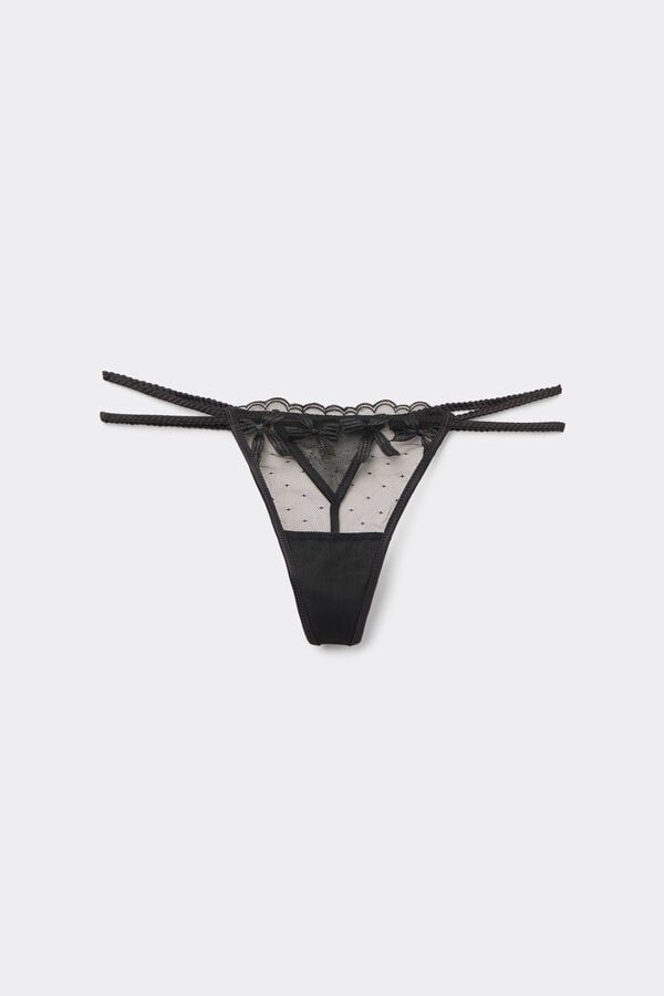 Intimissimi Tanga con Tira Lateral Frou Frou Romance Precio de fábrica