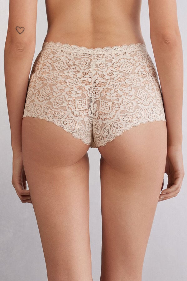 Intimissimi Braguita Culotte de Talle Alto de Encaje Solo hoy