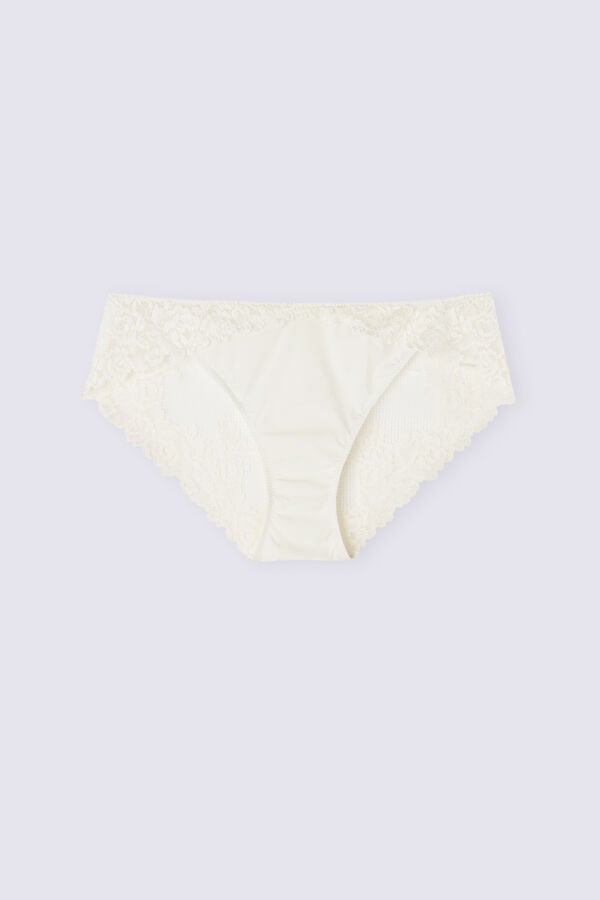 Intimissimi Braga transparente en parte trasera con microfibra y encaje Pretty Flowers Libre de impuestos