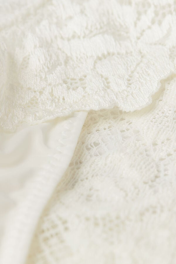 Intimissimi Braga transparente en parte trasera con microfibra y encaje Pretty Flowers Libre de impuestos