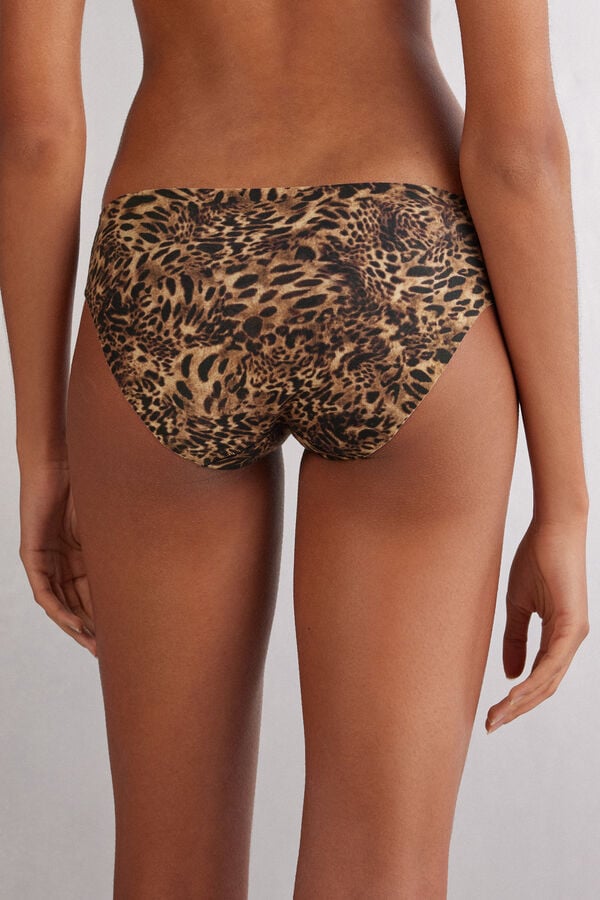 Intimissimi Braguita de Algodón Sin Costuras Estampado Animal Always Glamorous Tienda