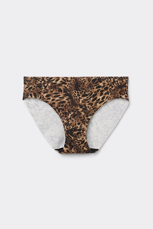 Intimissimi Braguita de Algodón Sin Costuras Estampado Animal Always Glamorous Tienda