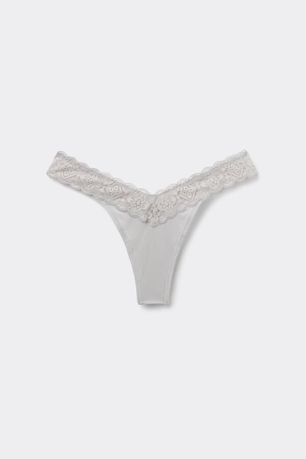 Intimissimi Brasileña de Encaje y Microfibra Estilo de los Años 80 Rebajas top