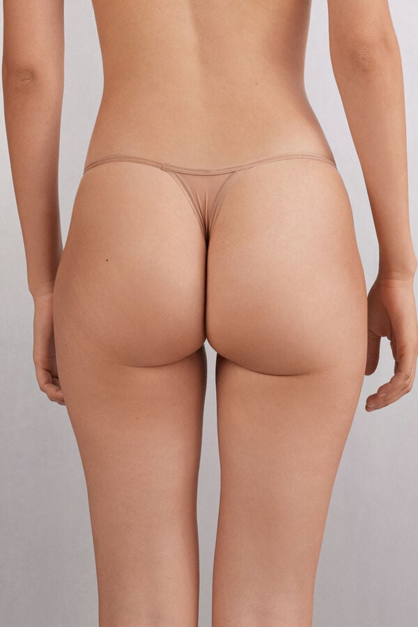 Intimissimi Tanga con Tira Lateral de Microfibra Ultraligera Últimos 3 días